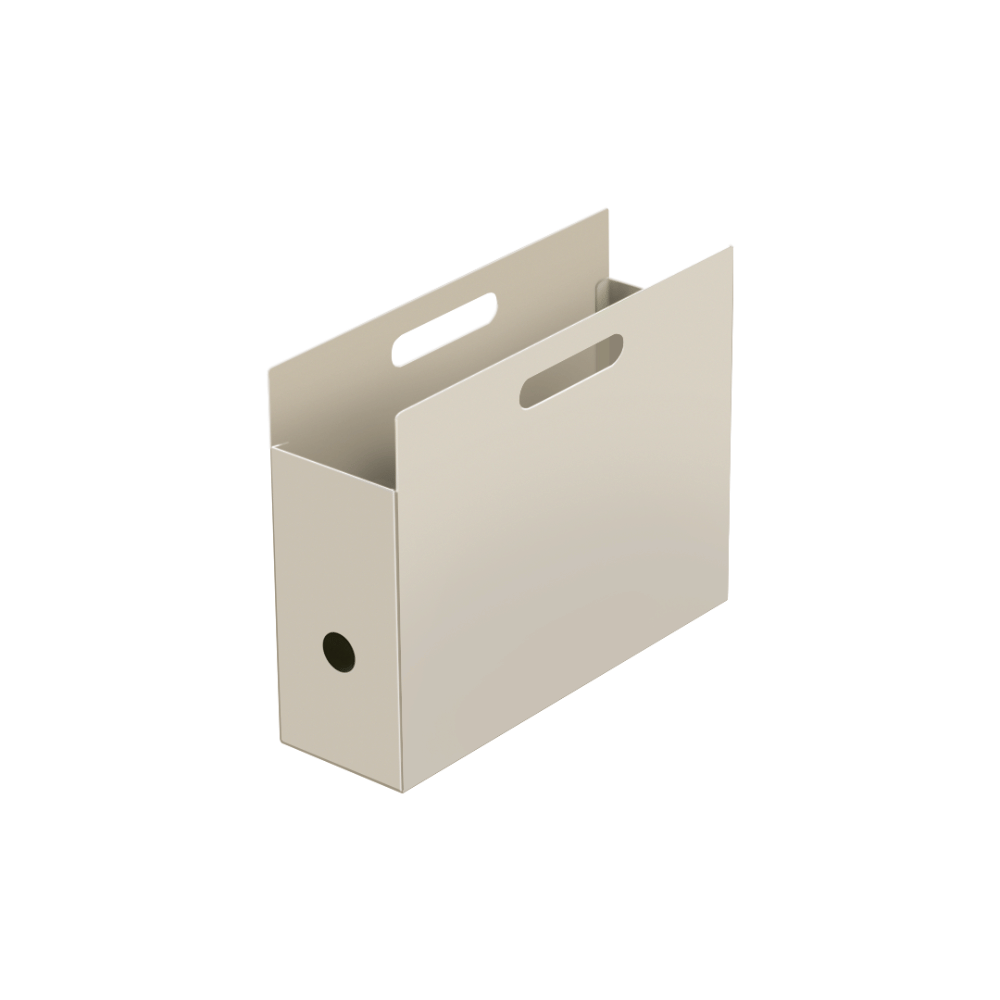 กล่องใส่แฟ้มแนวนอน LEECO รุ่น FRAMEWORK FOLDER BOX A สีขาว_0